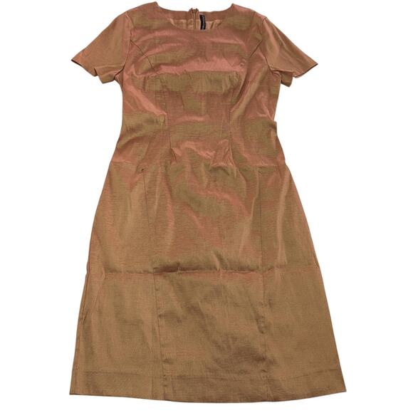 W118 by Walter Baker Dress Womens Small Orange Sheath Short Sleeve W7460 - Picture 1 of 7